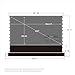 VIVIDSTORM Motorized Floor Rising UST ALR Projector Screen for Home Theater, Tensioned Wrinkle-Free Surface, Smart App and Voice Control, No Wall Mount Needed,VSDSTUST120H