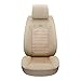 WQDZD Poduszka samochodowa, materiał z lodowego jedwabiu, cztery pory roku, beżowa
