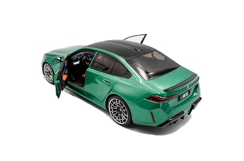 Solido BMW M5 1:18 Isle of Man Verde Metálico miniatura 7