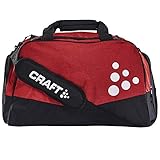 craft sports händler Maße: 45x27x30 cm Craft Sporttasche Squad Duffel Medium (Black / Bright Red)
