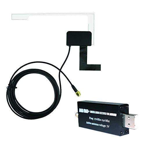 DAB/DAB+USB Adapter, XISEDO DAB Dongle auto DAB Digitale Radio Ontvanger DAB USB 2.0 Stick met DAB Auto antenne voor Android Autoradio's - Afbeelding 4