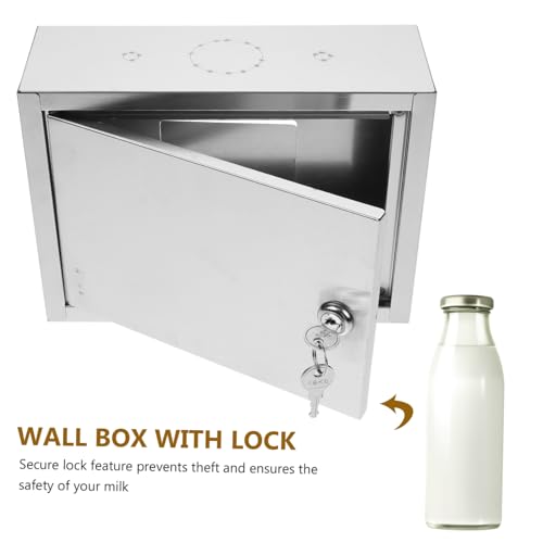 Boîte à lait murale avec serrure pour protéger vos petits colis