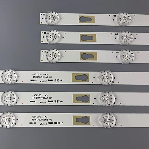 Tira de LED para Thomson T49FSL6010 HR-99A05-00437 5