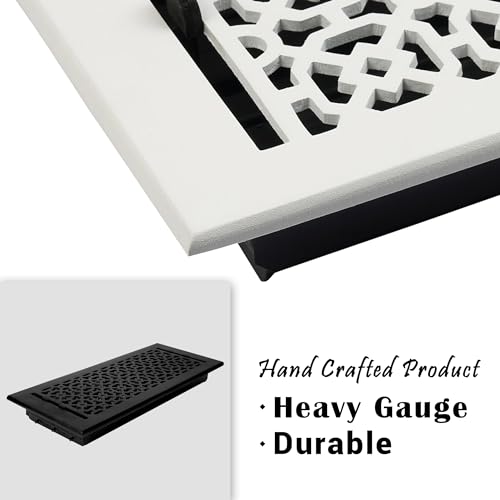 Achtek Aluminum Air Supply 6"x14"(Duct Opening) Floor, Black Powder Coated by Registers & Hardware - Used condition - Image 6