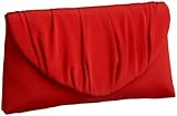 La Regale 24182 Clutch,Red,one size