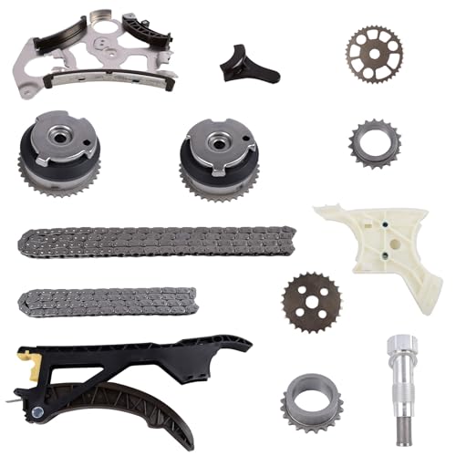 Timing Chain Kit with VVT Gear for 2006-2017 BMW Z4 320 328 330 335 X3 X5 N51 N52 N55 S55, Fits 2.0L, 2.5L,3.0L Engine and More, OE # 11367583208 11367583207