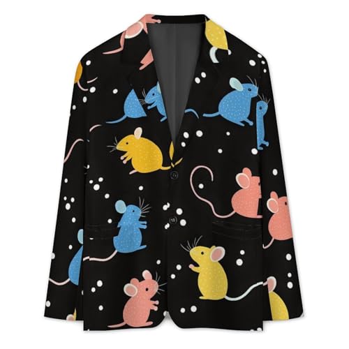 Colorful Rat Mens Blazer Lightweight Sport Coat Two Button Suit Jackets3