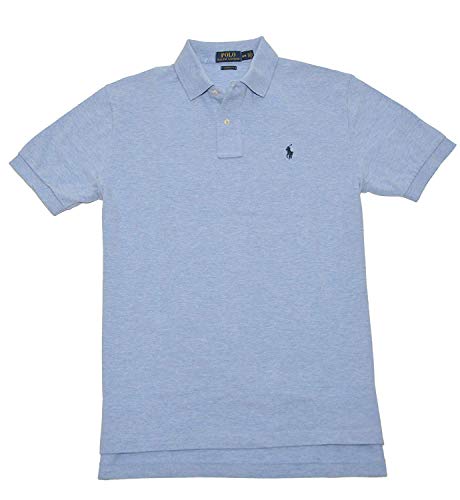 Ralph Lauren Herren Poloshirt, Einfarbig, Blau - Hellblau - Größe: Small