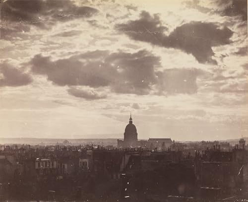 Tableau sur toile Paris par Charles Marville pour décoration de chambre scandinave 60x90cm