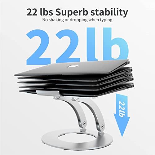 Laptop-Stand-for-Desk-JZBRAIN-Adjustable-Laptop-Stand-Foldable-Ergonomic-Computer-Stand-Holder-Compatible-with-10-15-MacBook-Air-Pro-Lenovo-Dell-Tablet-Silver