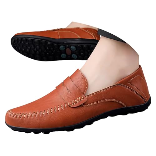 Mocasines cómodos para hombre con suela antideslizante e impermeables