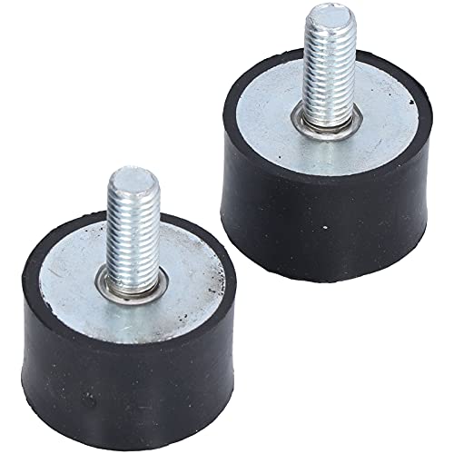 GOTOTOP 2Pcs Anti Vibration Mount Rubber Isolator M10 25mm Rubber and Metal for Air Compressor Engine Water Pump and Electric Welder