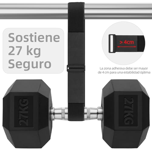 Miniatura 6 de Trilancer Cintas De Sujeción De 5 Cm X 5 M De Alta Resistencia Con 15 Hebillas Cintas Ajustables, Cortables A La Longitud Deseada, Reutilizables Para Asegurar Cables, Mangueras, Tubos Y Más