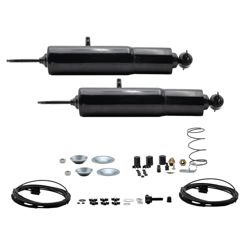 Image of Gabriel HiJackers 49228 Adjustable Rear Air Shocks (Pair) fits Buick LeSabre, Lucerne, Park Avenue, Riviera; Cadillac DTS, DeVille, Seville; Oldsmobile Aurora; Pontiac Bonneville