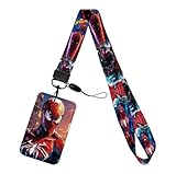 1. DESIGN OFFICIEL MARVEL SPID ER-MAN – Lanière colorée et dynamique inspirée du célèbre super-héros Spid er-Man, idéale pour les fans de tous âges. 2. UTILISATION POLYVALENTE – Parfaite pour le badge professionnel, la carte d’identité, le pass de transport, les clés ou le badge scolaire.