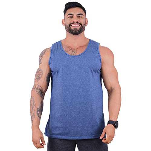 Kit 5 Regata Clássica Tradicional Masculina MXD Conceito Academia Musculação Treino Gym Sem Estampas