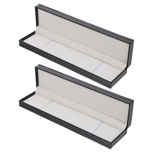 Boîte de rangement montres longue KOMBIUDA en PU pour bracelets