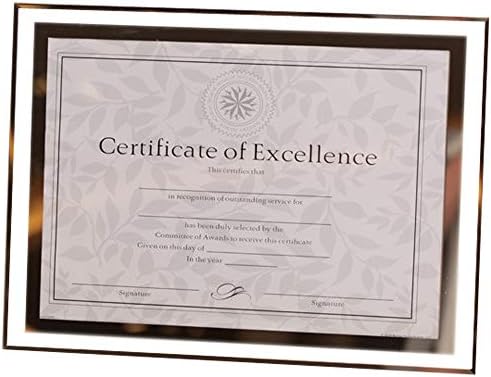 GracesDawn Crystal glass Photo/ Diploma / Document Frame Frame picture size 8 1/2" x 11'' 217mm*279mm
