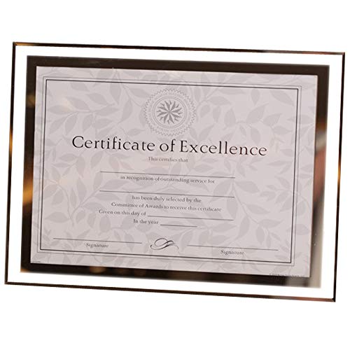 GracesDawn Crystal Glass Photo/Diploma/Document Frame Frame Picture Size 8
