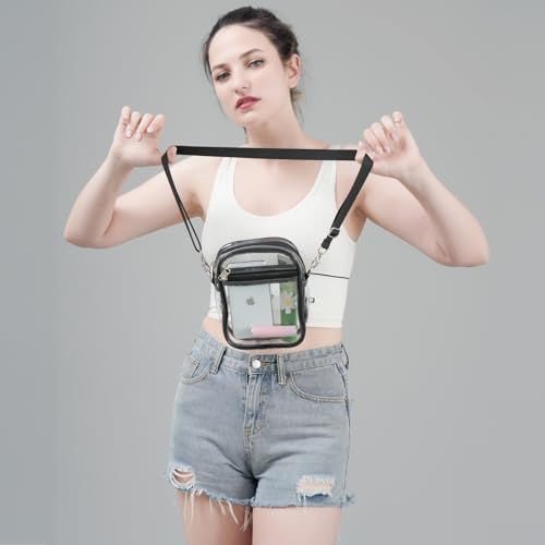 COVAX Clear Crossbody Purse Bag, Stadium Approved for Concerts, Festivals4