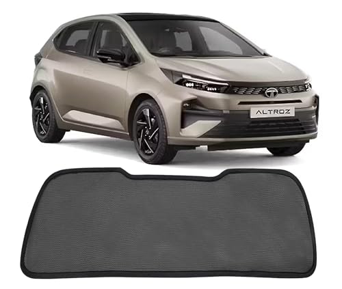 Image of Autofact Dicky Curtain for Tata Altroz | Custom Fit Rear Windshield Sunshade | UV & Heat Protection | Foldable Mesh | Privacy & Cooling Car Accessory