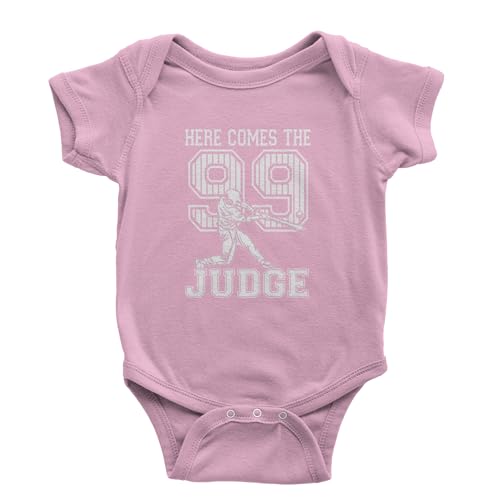 Here Comes The Judge 99 NY Baseball Infant One-Piece Bodysuit, Soft Cotton