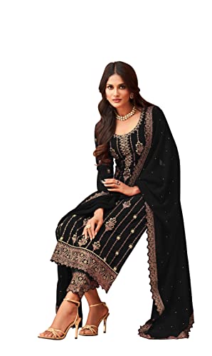 Heni Fashion Indian/Pakisatni Party/Wedding Wear Readymade Straight Salwar Kameez/Salwar Suit for Women2