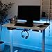 VI+AL Under Desk Laptop Mount - Hidden Metal Shelf with Side Storage, Hook & Cable Organizer - Installs with Tape & Screws - Fits Devices up to 1.7