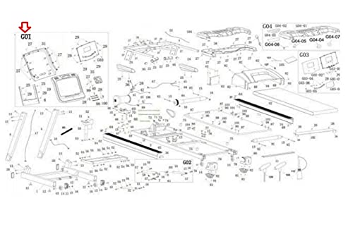 Image of Display Console Assembly S5tib-g01 Works with Bh Fitness S3ti S3tib S5tib S7tib Treadmill