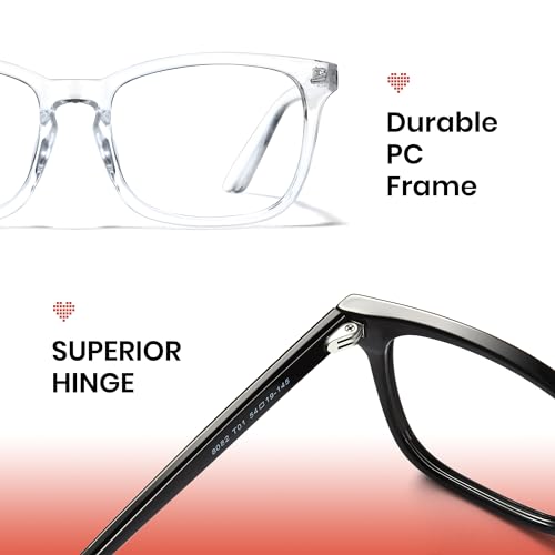 Image of Cyxus Blue Light Glasses Men Women Reduce Eye Strain UV400 Protection 8082