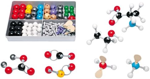 Molymod MMS-009 Inorganic/Organic Chemistry Molecular Model, Student Set (52 Atom Parts)