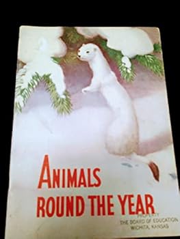 Paperback Animals Round The Year Book