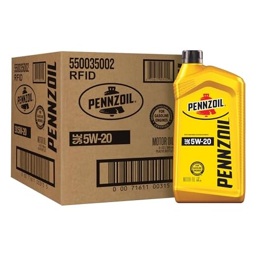 Pennzoil 5W-20 Motor Oil, 1 Quart (6 Pack)
