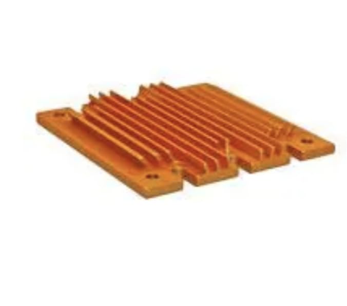 ATS-1103-C1-R0,Heat Sinks maxiFLOW Power Brick Heat Sink, 1/2, Gold, T766, 61x58x6.1mm, 58mm Dia.