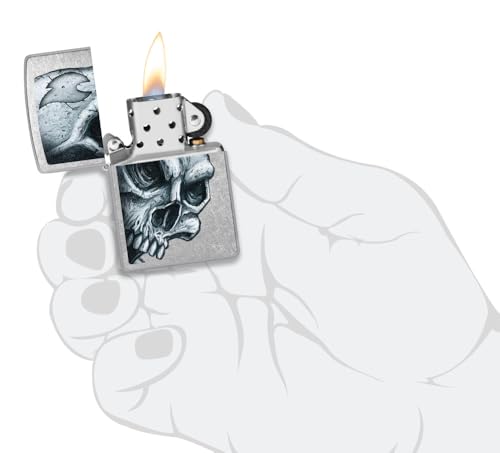 Zippo Skull Encendedor miniatura 4