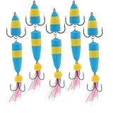 DONGPOQUQIANGAN 5 uds Cebo de Pesca Cebo de natación Cebo Suave Cebo de Espuma de Alta Densidad Aparejos de Pesca Cebo Artificial de lubina Multicolor Wobblers