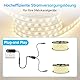 ANLINK DC-Stromverteilerkabel, 2er-Pack, Schwarz, 1 Buchse auf 2 Stecker, 5,5 mm x 2,1 mm, Stromausgangs-Adapterkabel für CCTV-Überwachungskameras, LED-Lichtleisten, und mehr