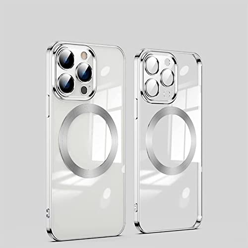 Casebx New Version 2.0 Clean Lens para iPhone Case con protector de cámara, súper resistente a caídas, impermeable, antihuellas dactilares, antimanchas, HD transparente para iPhone 13 12 11 Pro Max Cover