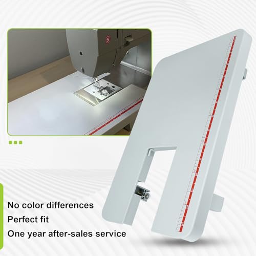 Sewing Machine Extension Table Compatible with Singer Brand 4411, 4423, 4432, 4452 Heavy Duty Sewing Machines,Gray