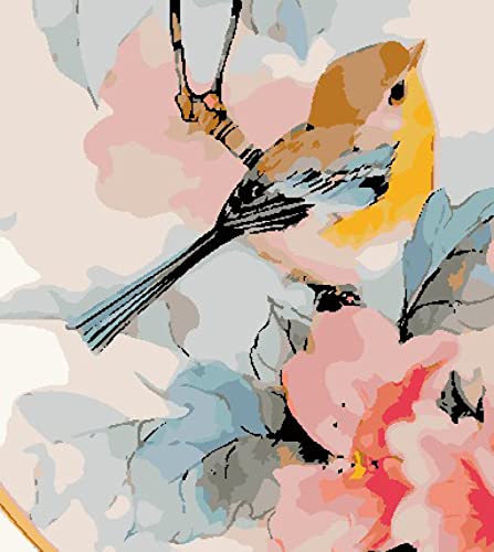 Kit Point de Croix Oiseau 11CT Broderie Estampée Débutant 40x50 cm
