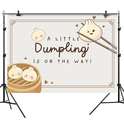 Fondo para fiesta de bebé temática Dumpling 7x5ft miniatura 5