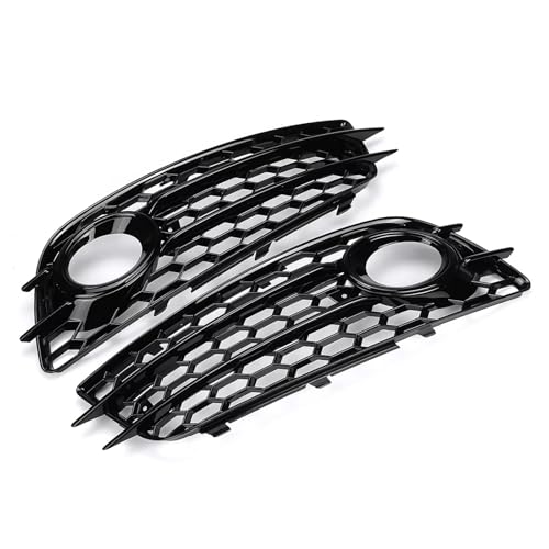 Rejillas luz antiniebla de recambio para reparar rejilla dañada de Audi A4 B8 S4 S-Line panal