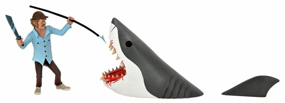 Amazon.com: Jaws Toony Terrors Jaws & Quint 6 Action Figure 2Pk