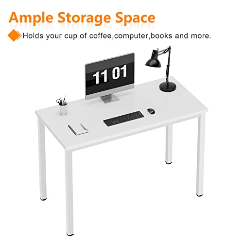 SogesHome Escritorio de Oficina PC Escritorio Estación de Trabajo en el Hogar, Mesa de Oficina Mesa para Ordenador, 80 x 40 x 75 cm - imagen 4