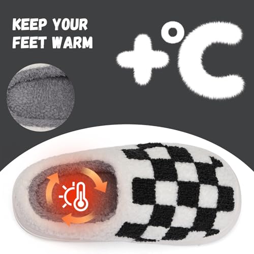Image of IceUnicorn Kids Slippers Boys Girls Warm Winter House Slippers Big Little Kids Non-Slip Soft Plush Memory Foam Home Shoes for Indoor Outdoor