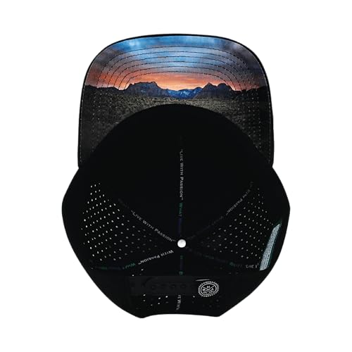 Nevada Hat - Gorra de Béisbol Ajuste Negro miniatura 5