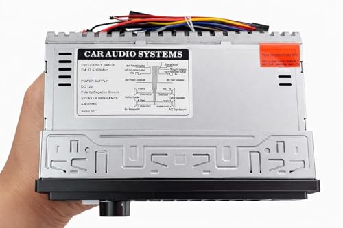 Image of Premium Car Stereo Mp3 Player | 4X50W High Bass Audio Output | in Dash Bluetooth Music System | USB Tf Card Support | Fm Radio Tuner | Vibrant Multi Color Led Display