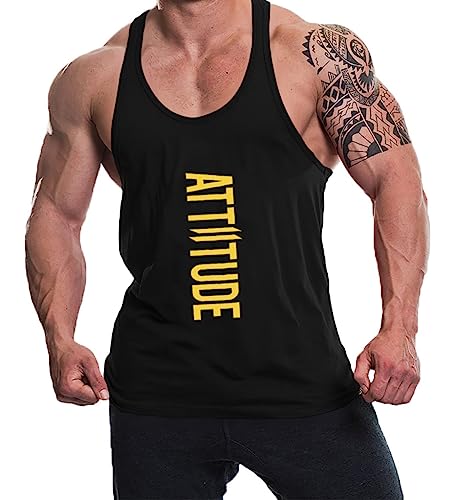 Image of THE BLAZZE Men's Cotton Sleeveless Tank Tops Gym Vest for Mens