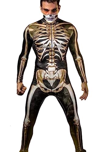 Squelette déguisement Halloween pour homme et femme cosplay Shmily Girl