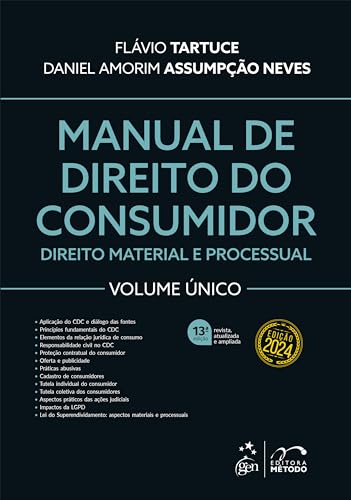 MANUAL DE DIREITO DO CONSUMIDOR - VOL. ÚNICO